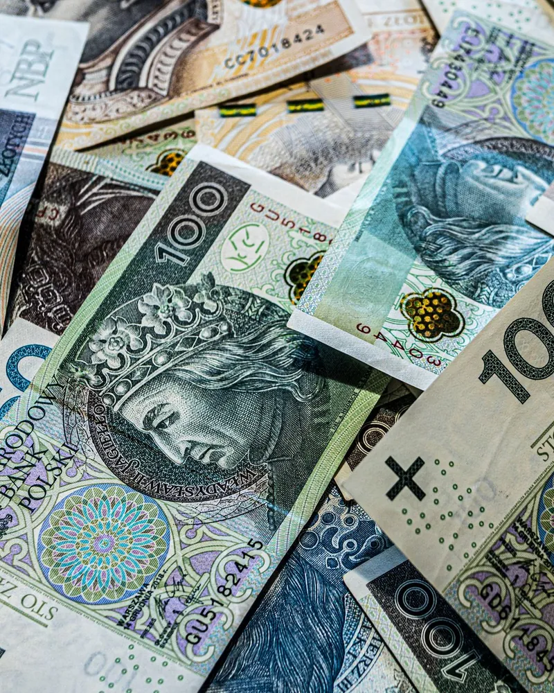 Banknoty złotówkowe — nagroda 5000 zł za polecenie